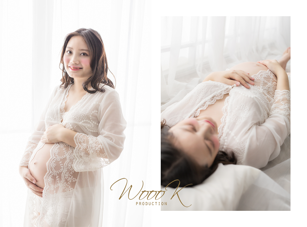 Yoyo &amp; Samuel 大肚相 懷孕 孕婦照 studio Maternity Pregnancy Portrait Photo by wade w woook 影樓1 1200