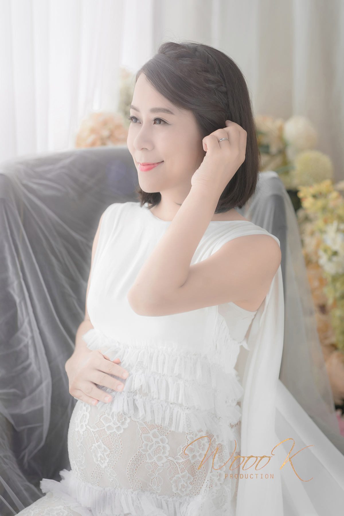 2048 大肚相 懷孕 孕婦照 studio Maternity Pregnancy Portrait Photo by wade w woook 影樓-02 copy