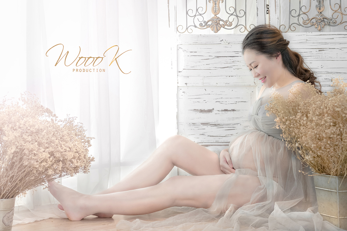大肚相 懷孕 孕婦照 studio Maternity Pregnancy Portrait Photo by wade w woook 影樓 204801