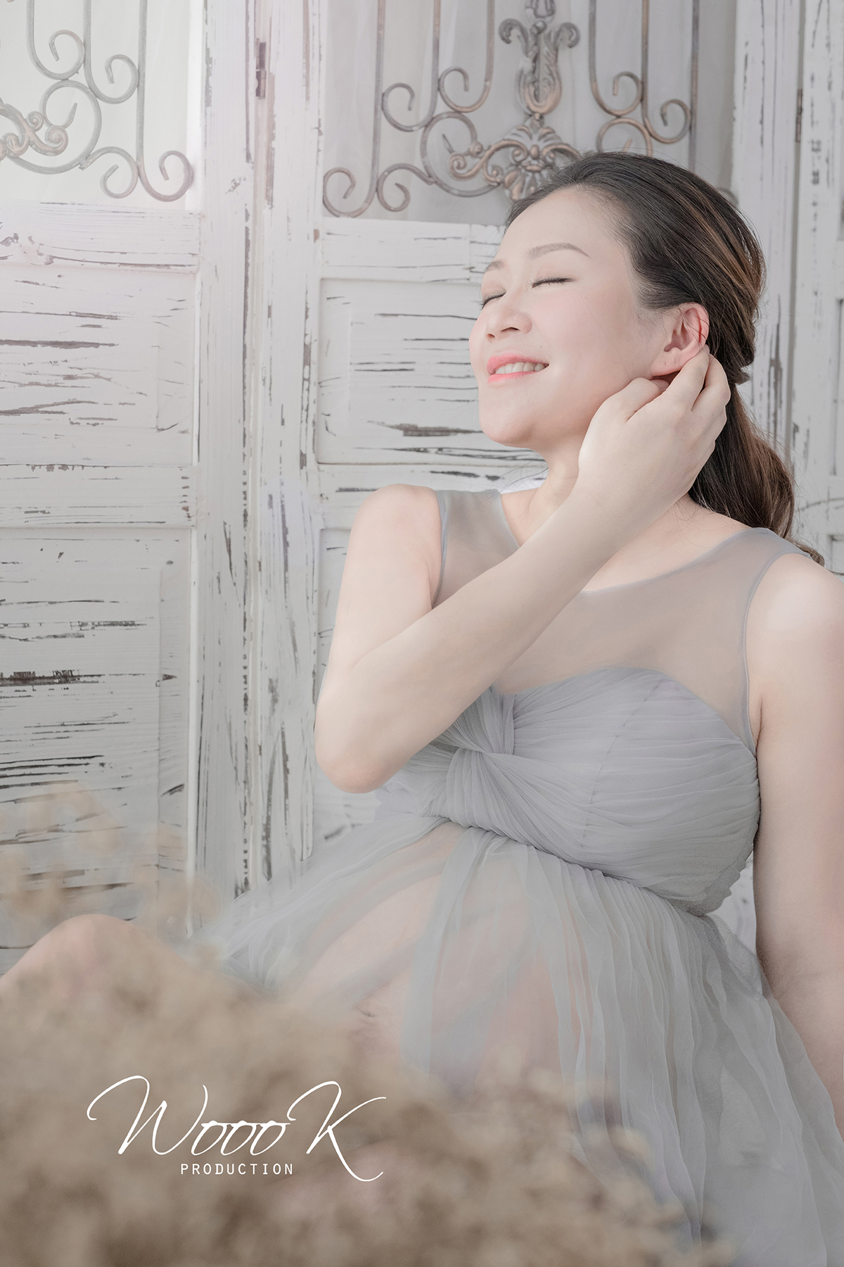 大肚相 懷孕 孕婦照 studio Maternity Pregnancy Portrait Photo by wade w woook 影樓 204802